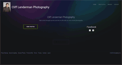 Desktop Screenshot of clifflendermanphotography.com